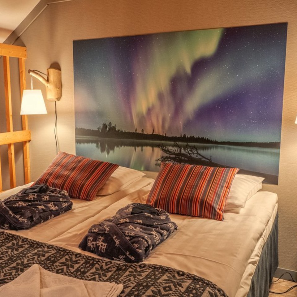 Harriniva Wilderness Suite, Schlafbereich